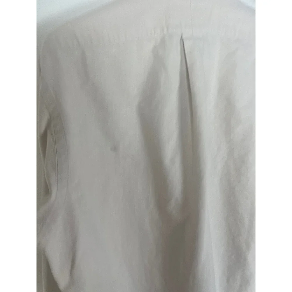 Polo Ralph Lauren Yarmouth Shirt Mens 16-35 Tan Beige Cotton Oxford Button Down